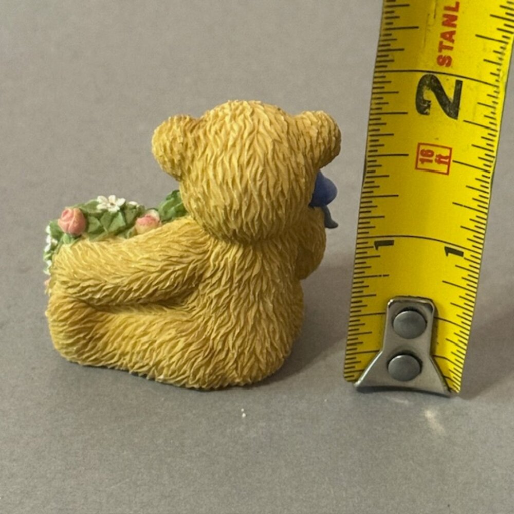 Vintage Cherished Teddies Figurine Enesco Anthropomorphic Birthday September Cub - Picture 2 of 3